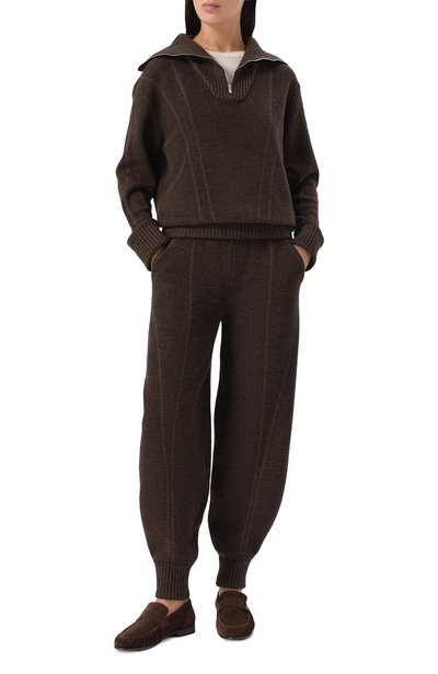 Джоггеры из шерсти и вискозы AND THE BRAND, арт. W26-P076-1202-309, фото 2
