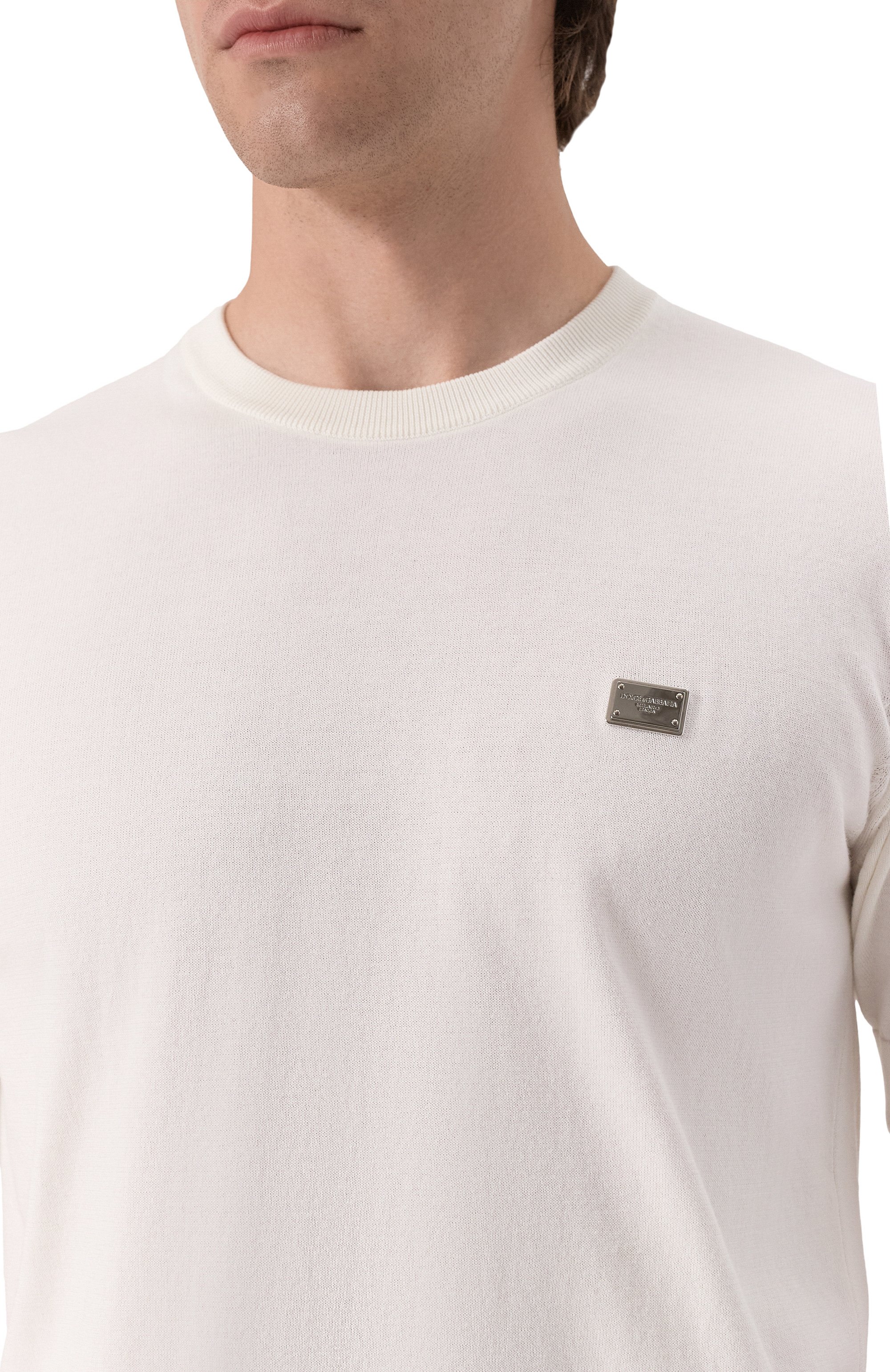 Хлопковый джемпер DOLCE & GABBANA, арт. GXX03T/JBCE9, фото 5