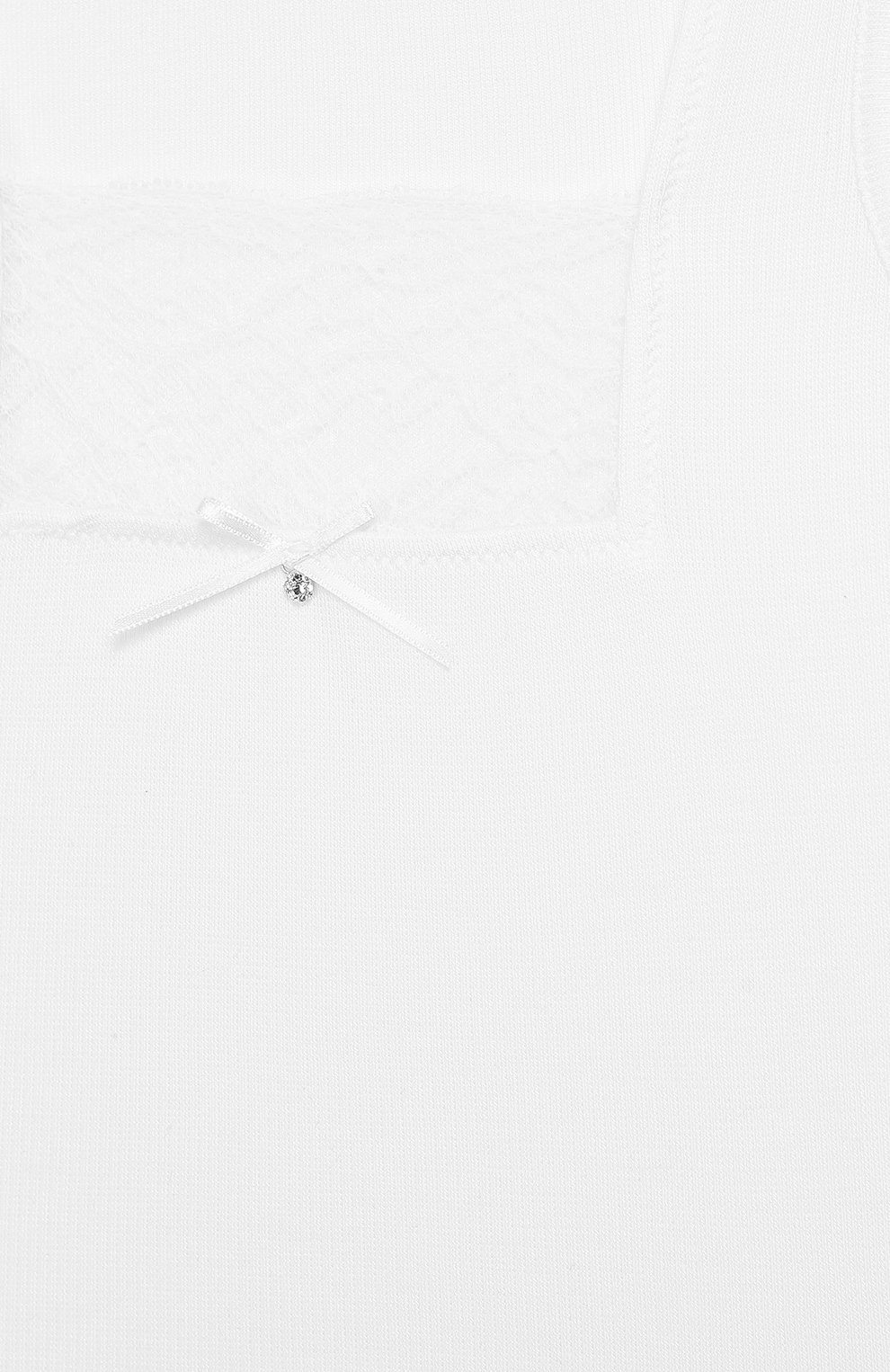 Майка LA PERLA белого цвета по цене 5170 руб., арт. 44725/2A-6A, фото 3 Майка LA PERLA, арт. 44725/2A-6A, фото 3