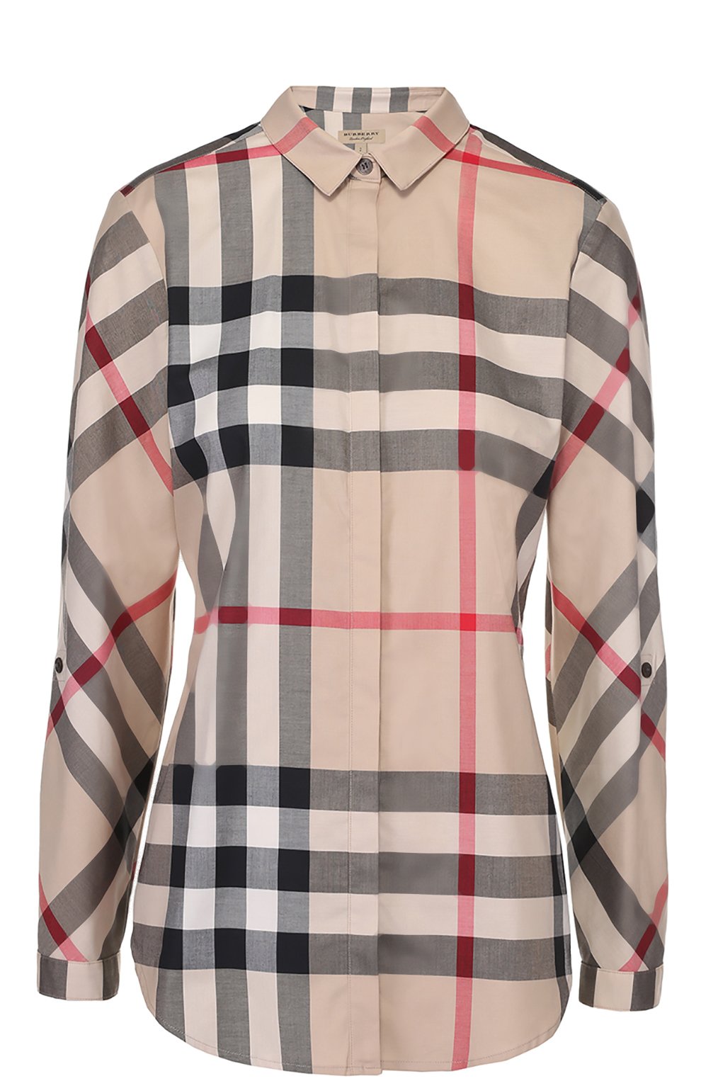 Хлопковая р убашка BURBERRY, арт. 3918091, фото 1