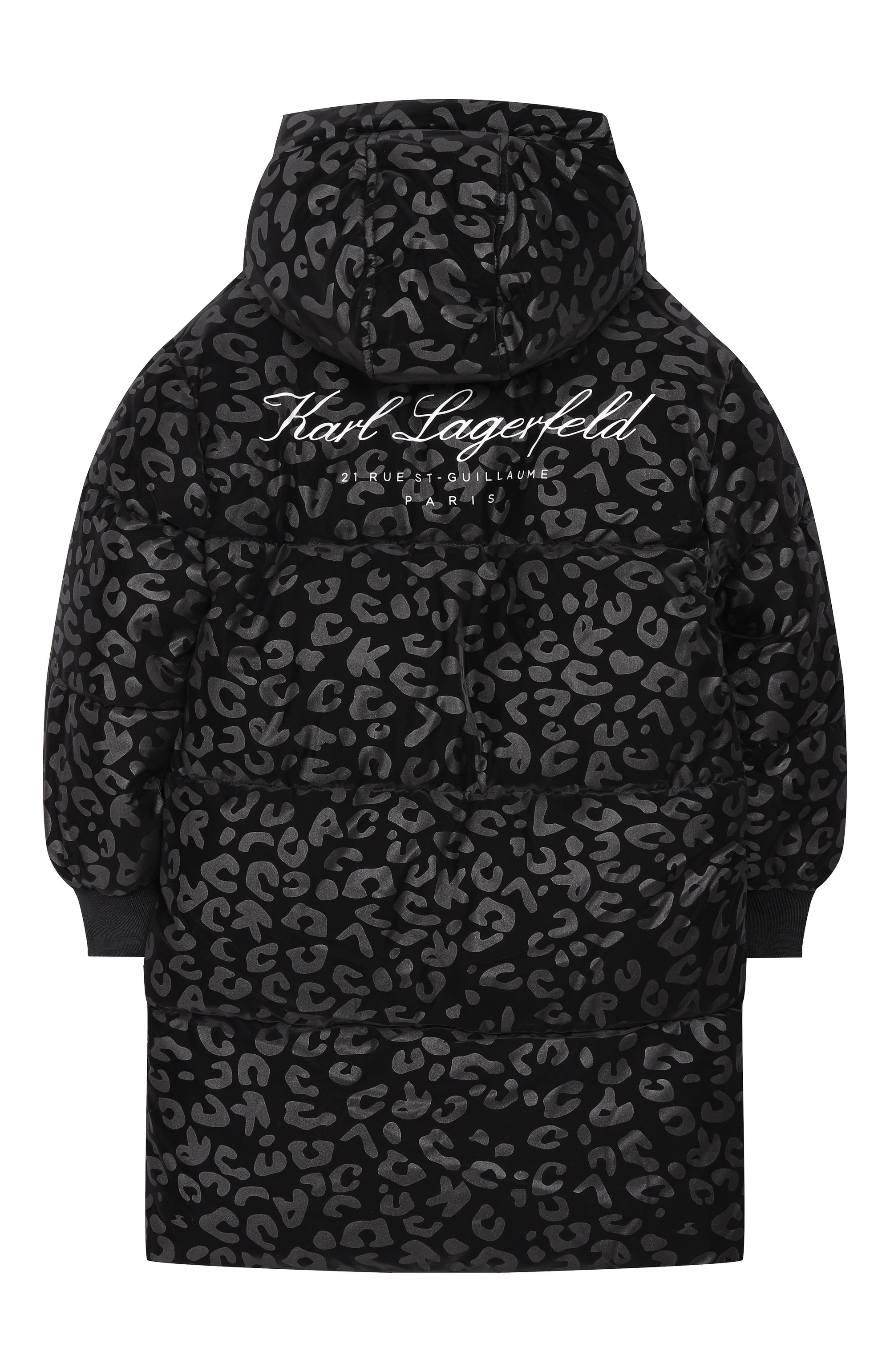 Утепленное пальто KARL LAGERFELD KIDS, арт. Z30601, фото 2