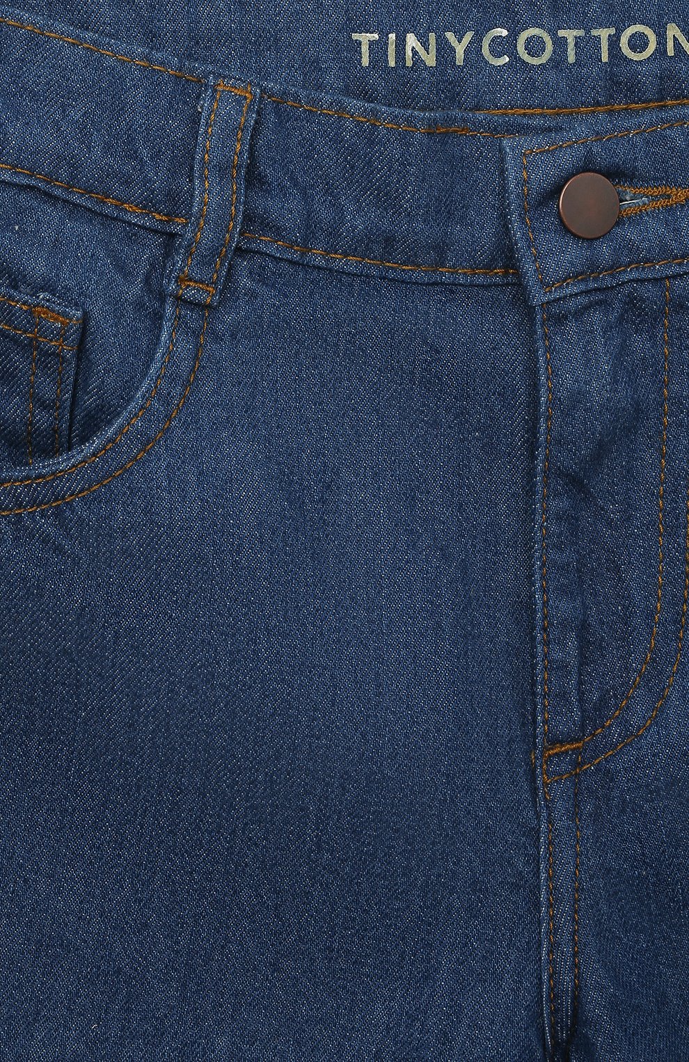 Джинсовые шорты TINYCOTTONS синего цвета по цене 8700 руб., арт. TINY-004, фото 3 Джинсовые шорты TINYCOTTONS, арт. TINY-004, фото 3