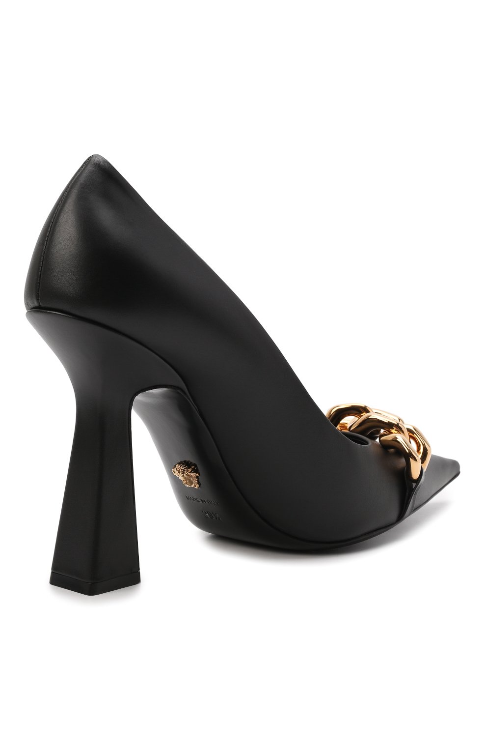 Кожаные туфли medusa chain VERSACE, арт. 1003733/DVT2P, фото 5