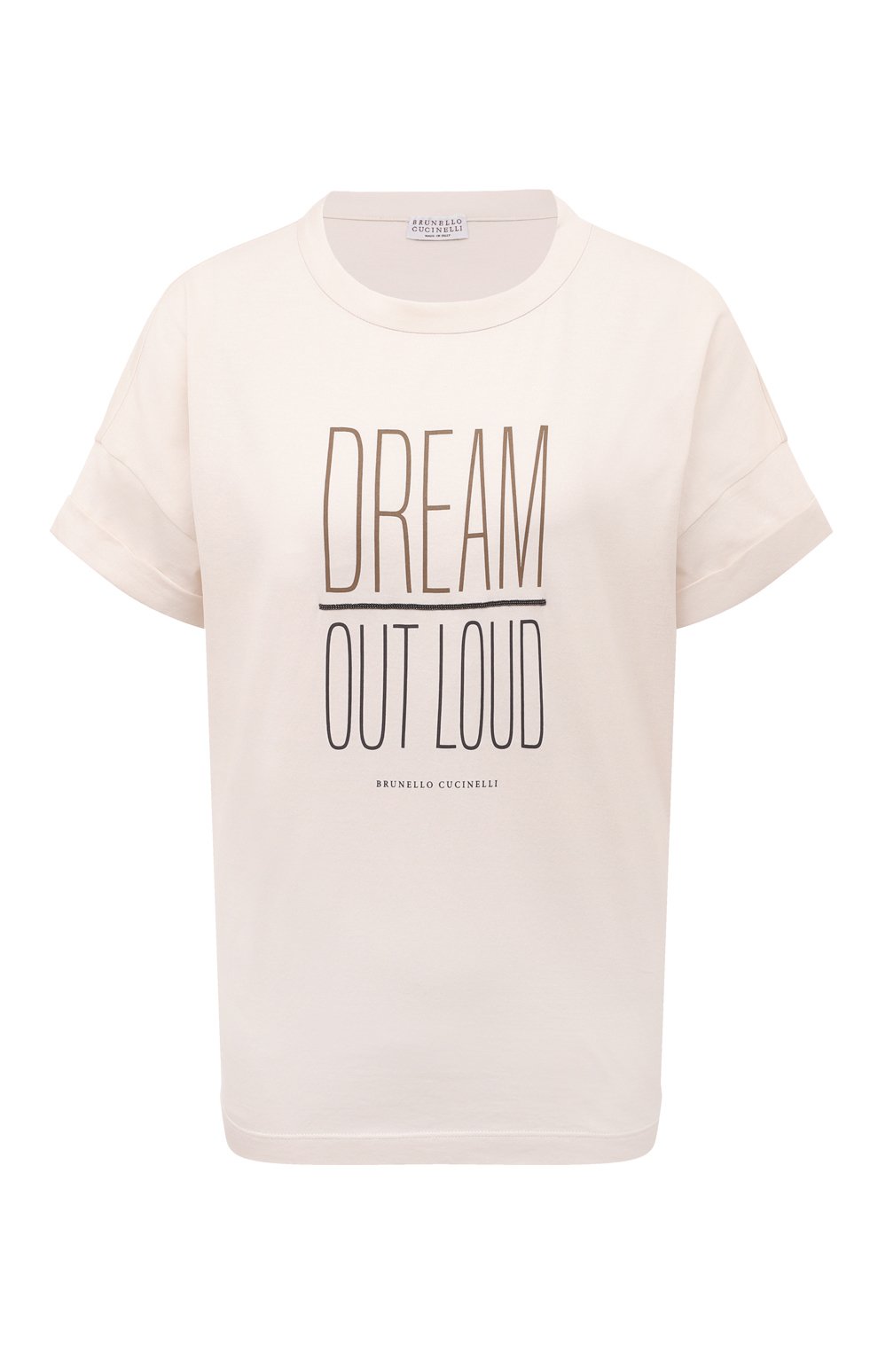 Хлопковая футболка BRUNELLO CUCINELLI, арт. M0A45SU920, фото 1