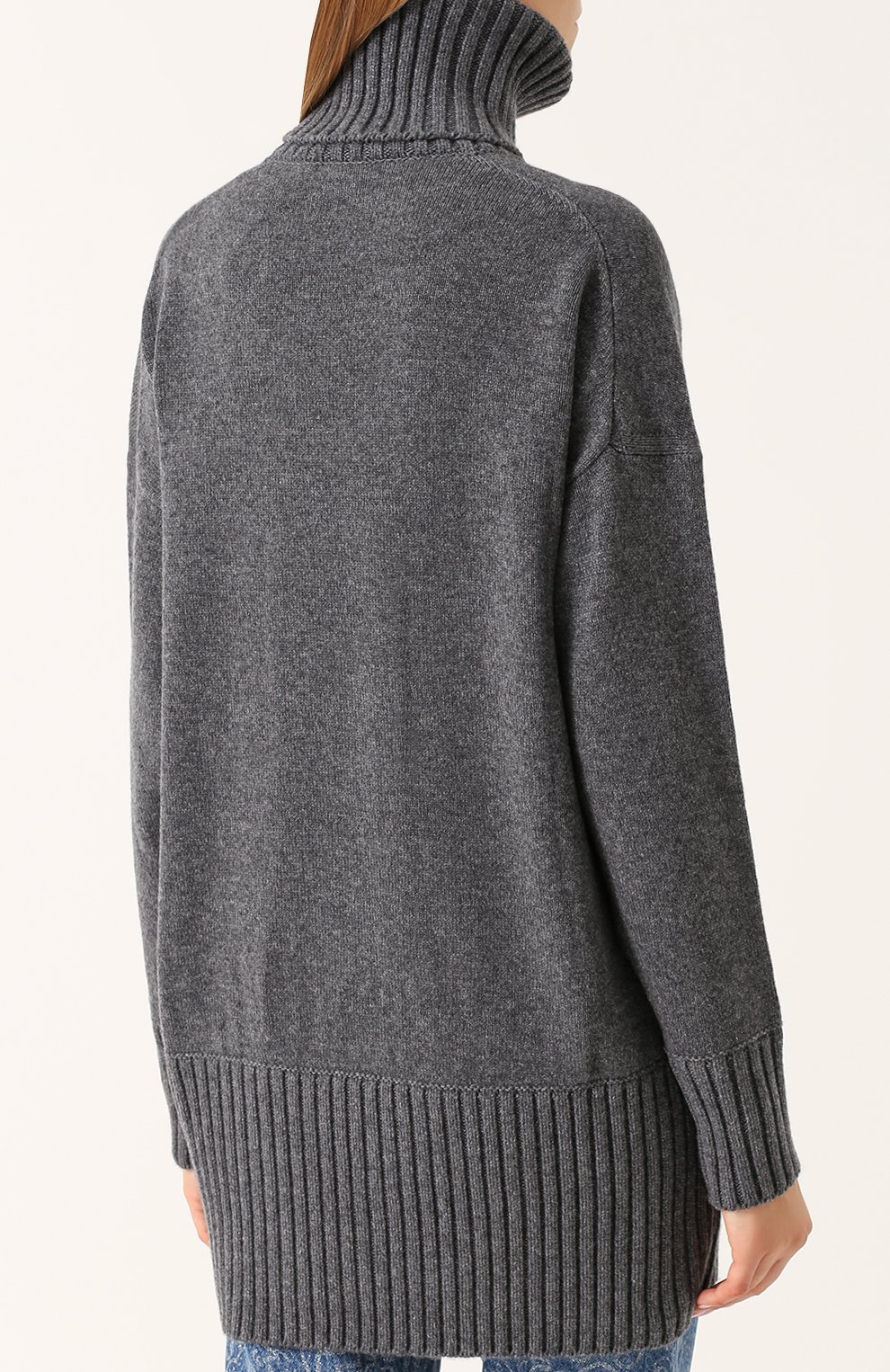 Удлиненный кашемировый свитер DOLCE & GABBANA, арт. 0102/FR612K/F84AV, фото 4
