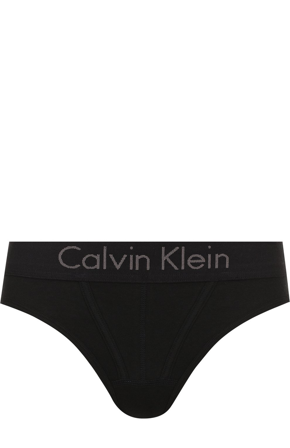 Хлопковые трусы-слипы CALVIN KLEIN черного цвета по цене 2270 руб., арт. QF4510E, фото 1 Хлопковые трусы-слипы CALVIN KLEIN, арт. QF4510E, фото 1