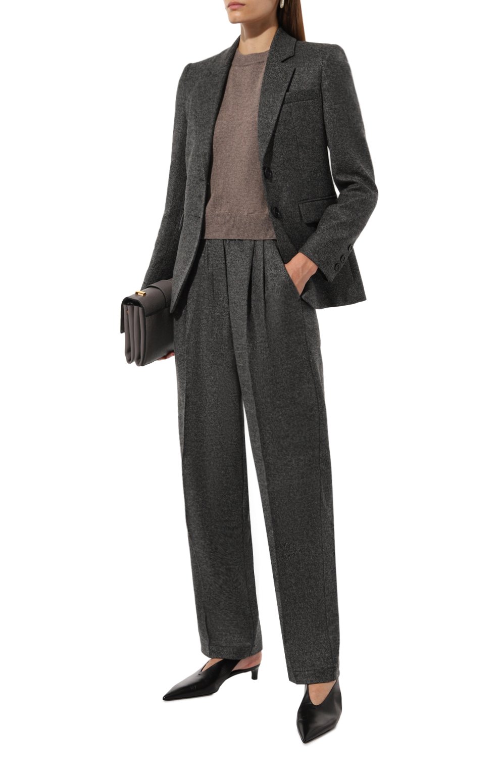 Брюки из вискозы и шерсти PINKO, арт. 104210/A249, фото 2