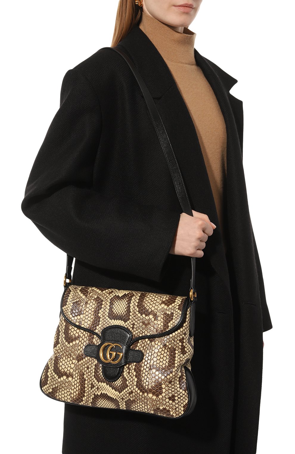 Сумка double g из кожи питона GUCCI, арт. 648933 EZ6DT, фото 2