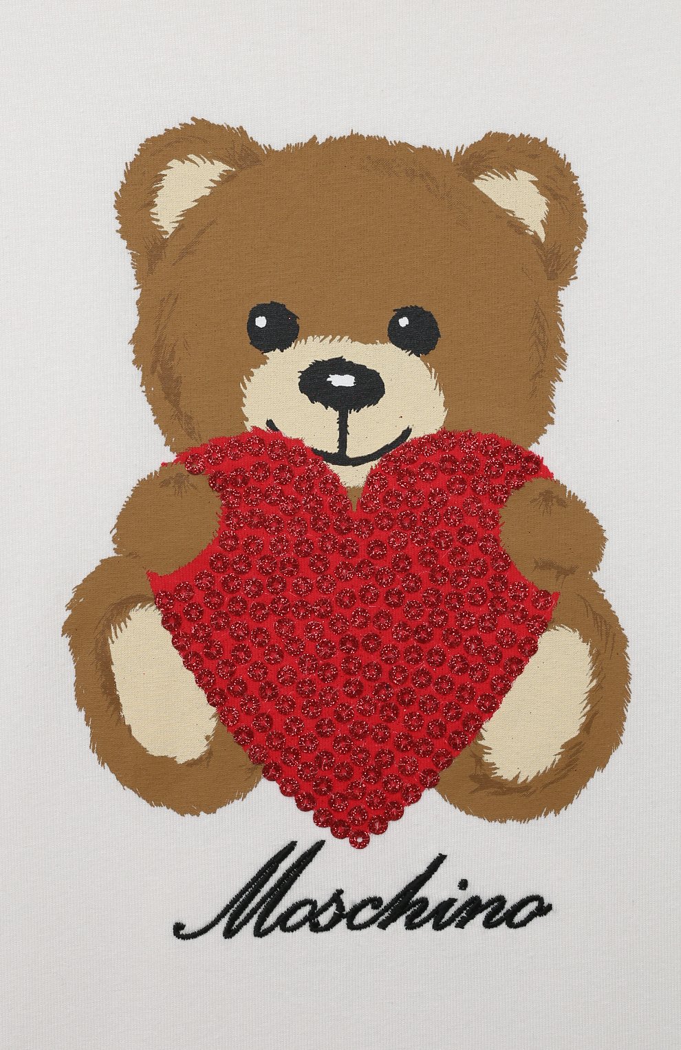 Хлопковая футболка MOSCHINO, арт. H4M02T/LBA11/10A-14A, фото 3