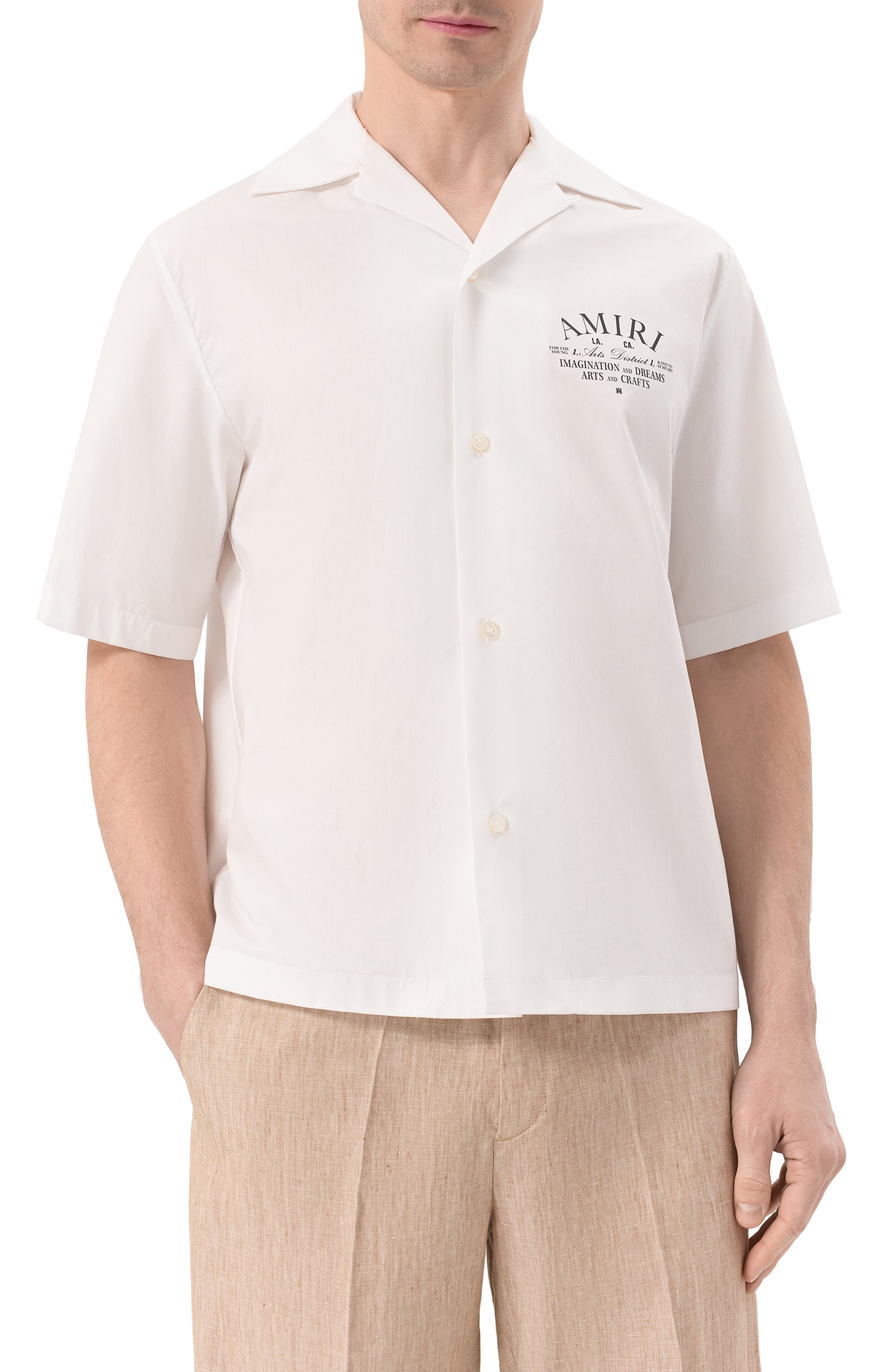 Хлопковая рубашка AMIRI, арт. AMSTBW1021, фото 3