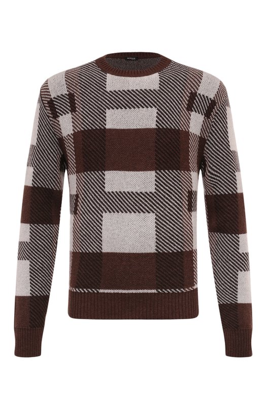 Кашемировый джемпер Kiton UMK043303 Коричневый UMK043303