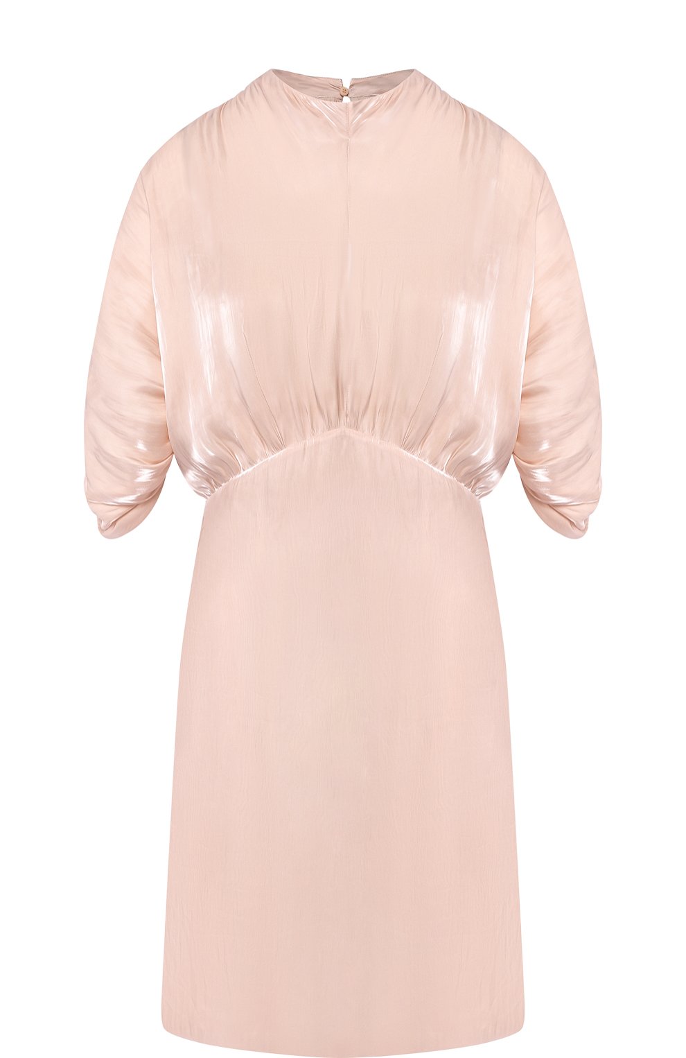 Однотонное мини-платье с воротником-стойкой PRADA, арт. P36U6-1RZO-F0442, фото 1