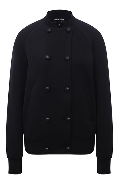 Женский бомбер из шерсти и вискозы GIORGIO ARMANI, арт. 6KAB50/AJDFZ