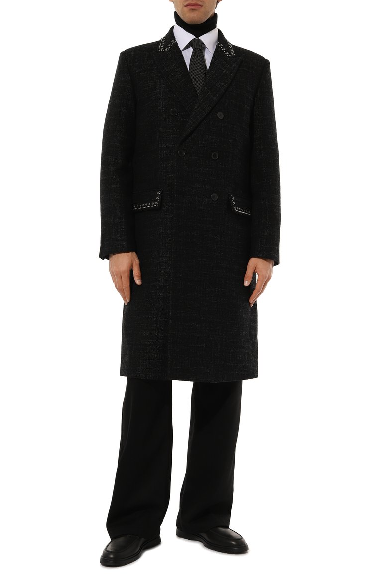 Пальто из шерсти и шелка VALENTINO, арт. 5V3CAD62A9H, фото 3