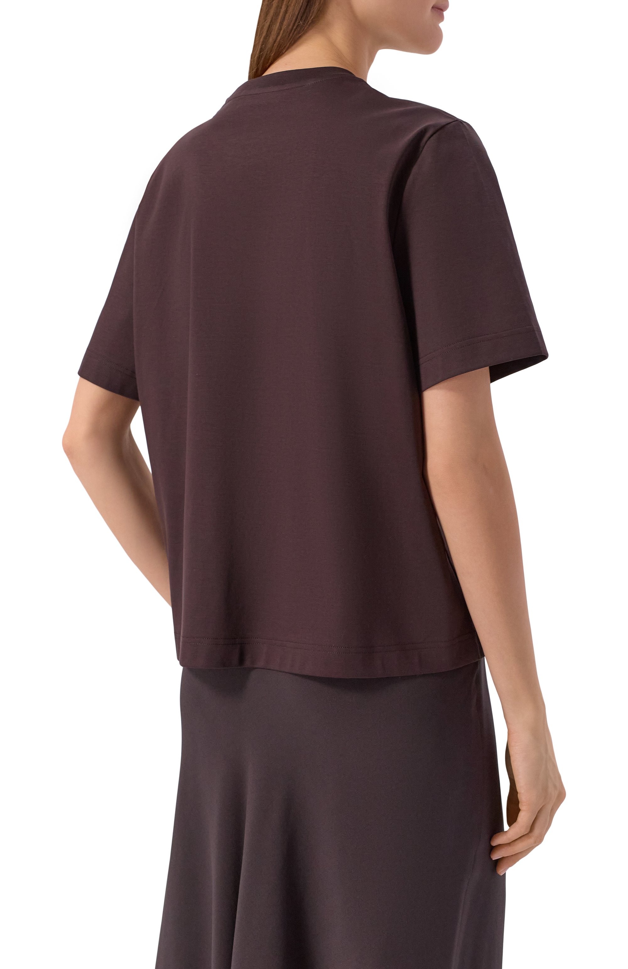 Хлопковая футболка AGNONA, арт. TT1109E/Y2050E, фото 4