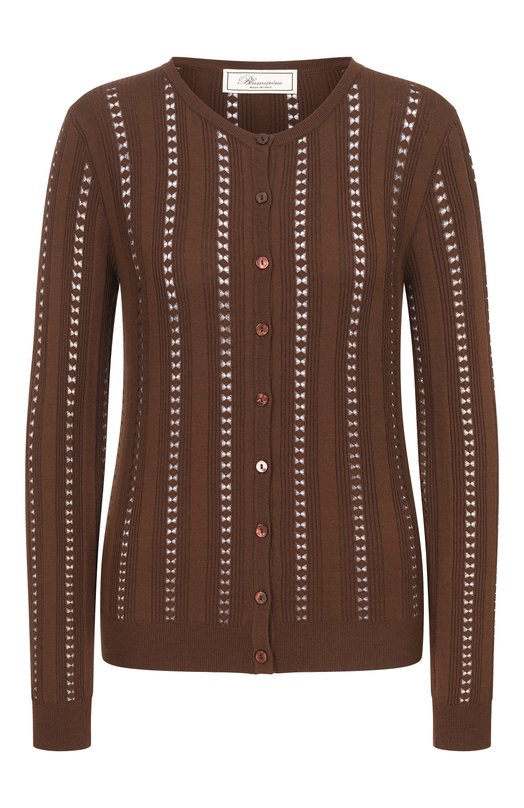 Кардиган из вискозы Blumarine 2M690A Коричневый 2M690A