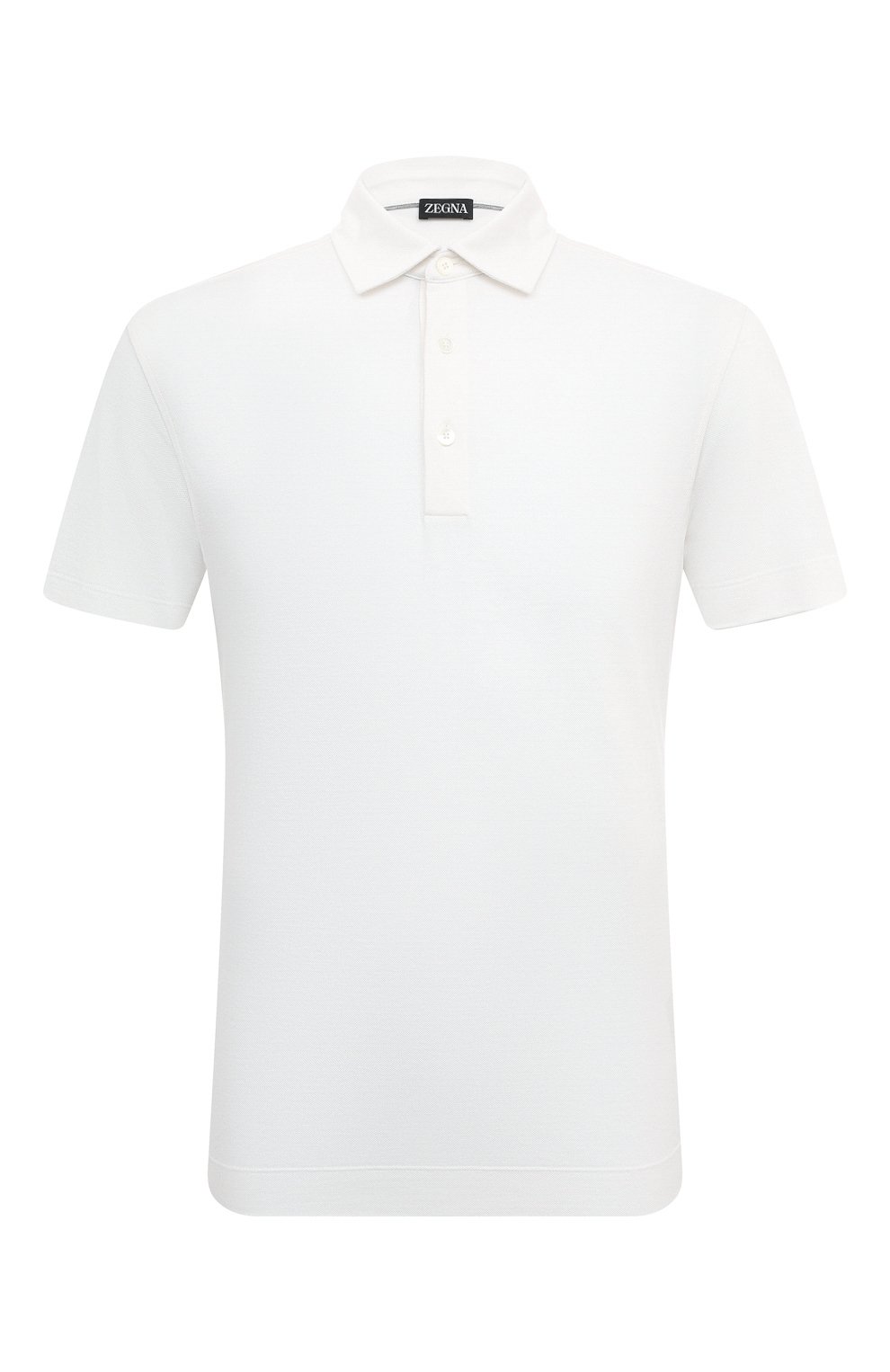 Поло из хлопка и шелка ZEGNA, арт. E8319A5/B773, фото 1