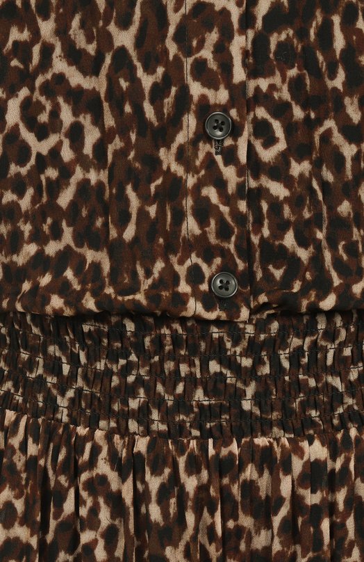 Платье из вискозы The Kooples FR0B30089K Леопардовый  FR0B30089K Фото 6