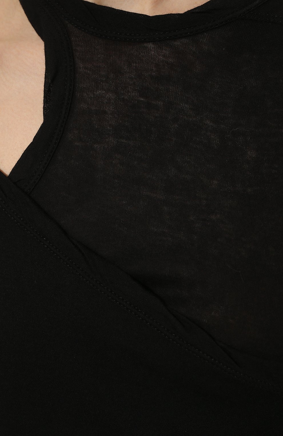 Хлопковый лонгслив RICK OWENS, арт. RP01B4209/MR, фото 5