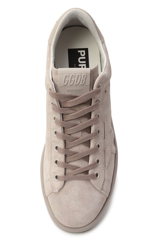 Замшевые кеды Purestar Golden Goose Deluxe Brand GWF00197.F006507 Кремовый  GWF00197.F006507 Фото 6
