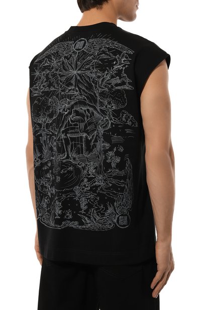 Хлопковая майка GIVENCHY, арт. BM71LC3YN0, фото 4