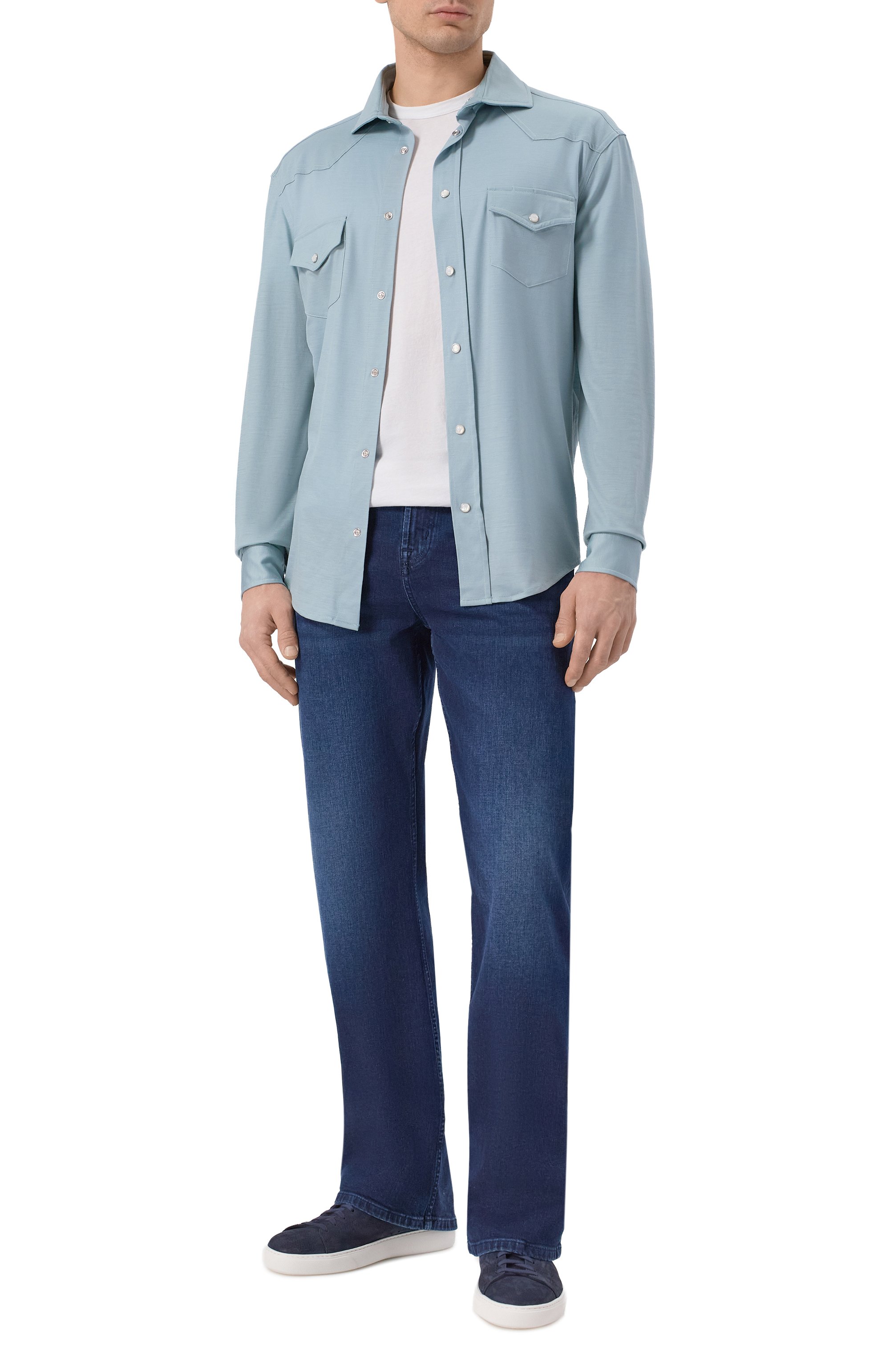 Шерстяная рубашка MARCO PESCAROLO, арт. RIB0T/53Y04, фото 2