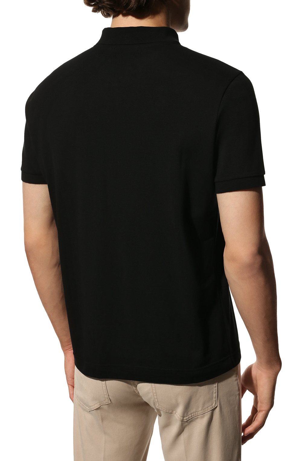 Поло из хлопка и шелка KITON, арт. UMM0275, фото 4