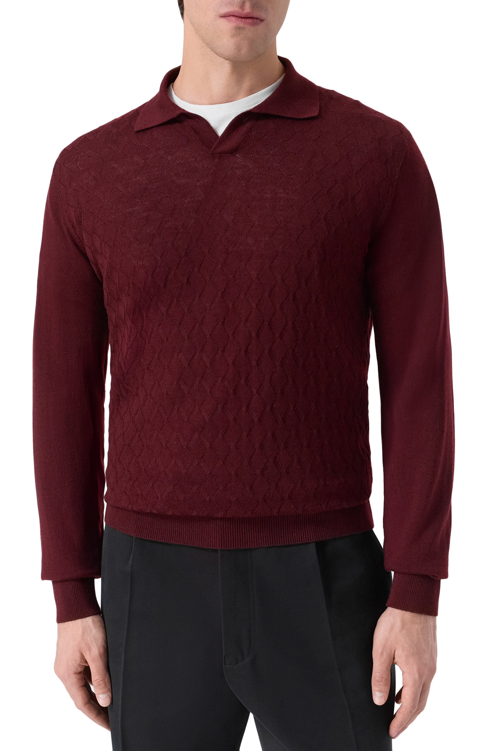 Шерстяное поло CORNELIANI, арт. 26M563-2625199, фото 3