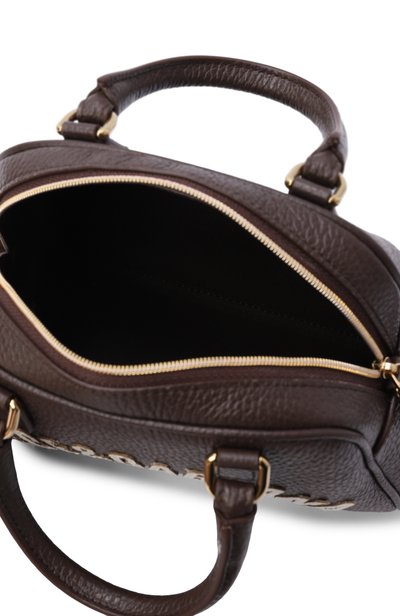 Сумка DOLCE & GABBANA темно-коричневого цвета по цене 57500 руб., арт. EB0250/A0639, фото 3 Сумка DOLCE & GABBANA, арт. EB0250/A0639, фото 3