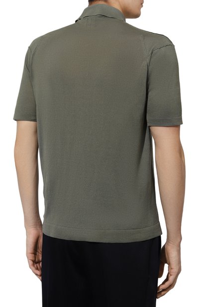 Хлопковое поло C.P. COMPANY, арт. 16CMKN170A110083A, фото 4