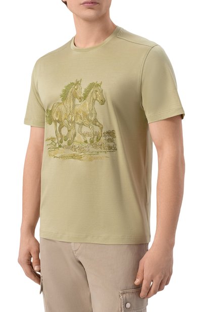 Хлопковая футболка STEFANO RICCI, арт. MNH6205360/TE0001, фото 3