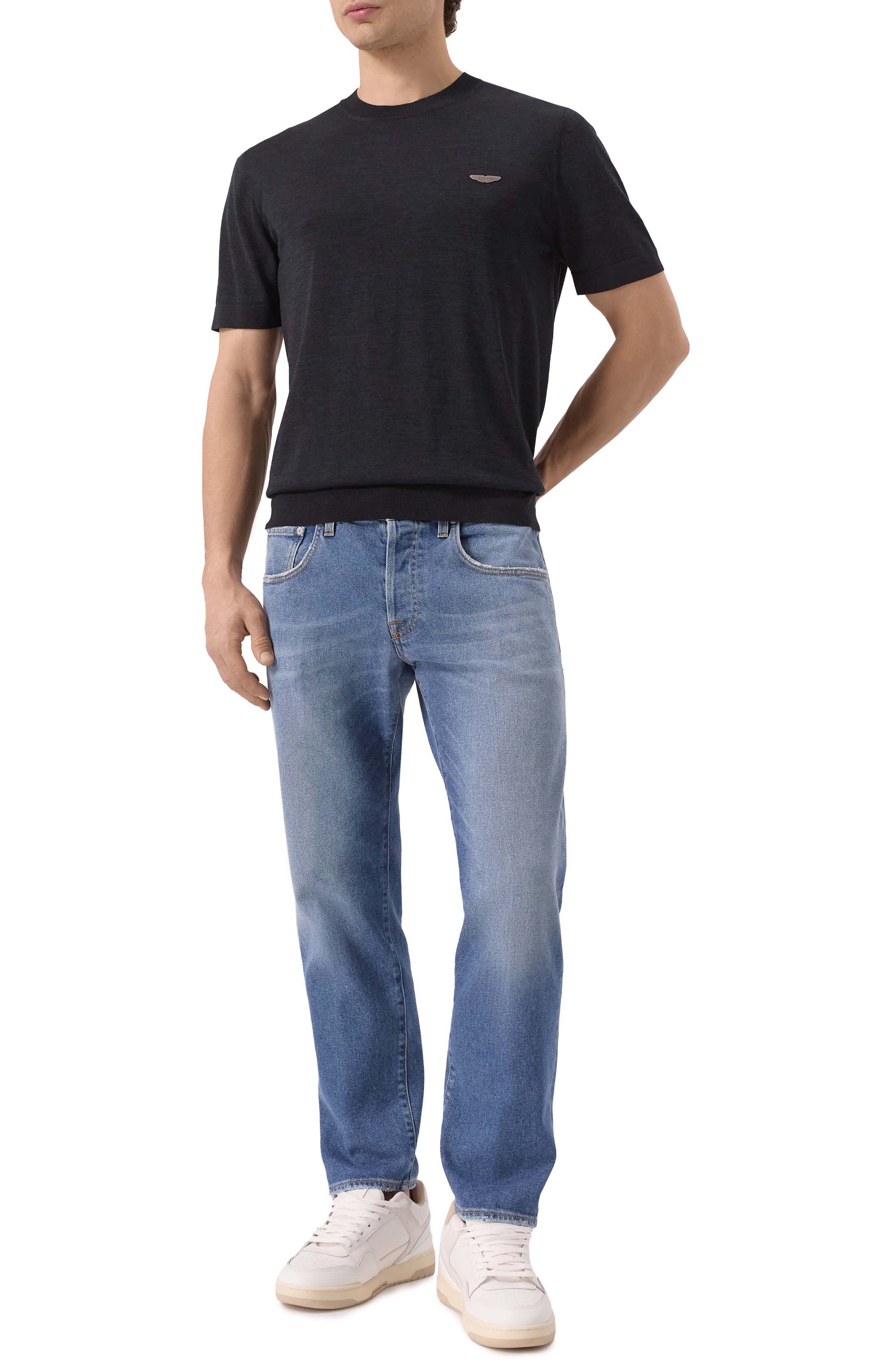 Джемпер из шелка и хлопка boss x aston martin BOSS CAMEL, арт. 50538092, фото 2