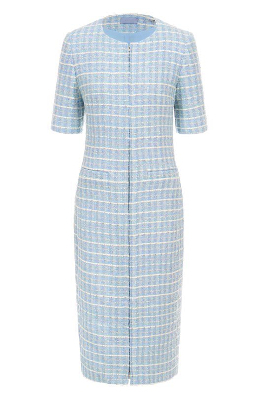 Твидовое платье MVST H181/3056 Голубой H181/3056