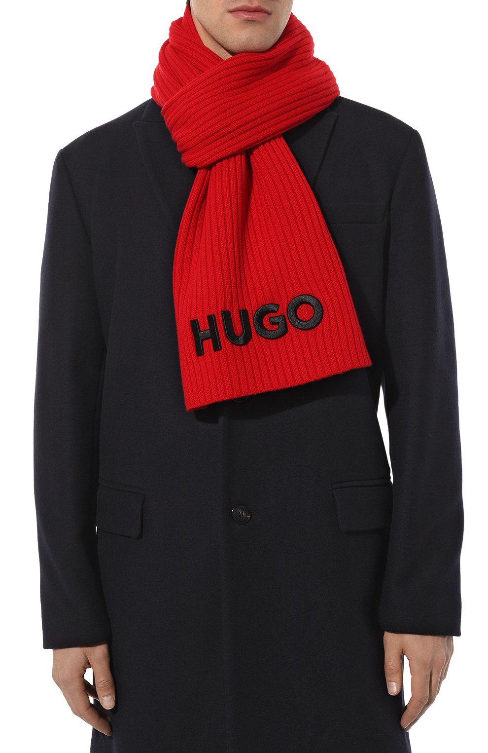 Шерстяной шарф HUGO, арт. 50500517, фото 2