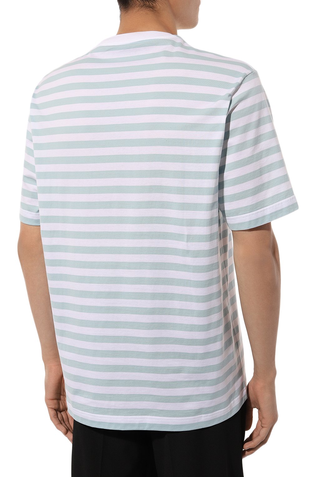 Хлопковая футболка VERSACE, арт. 1013302/1A09873, фото 4