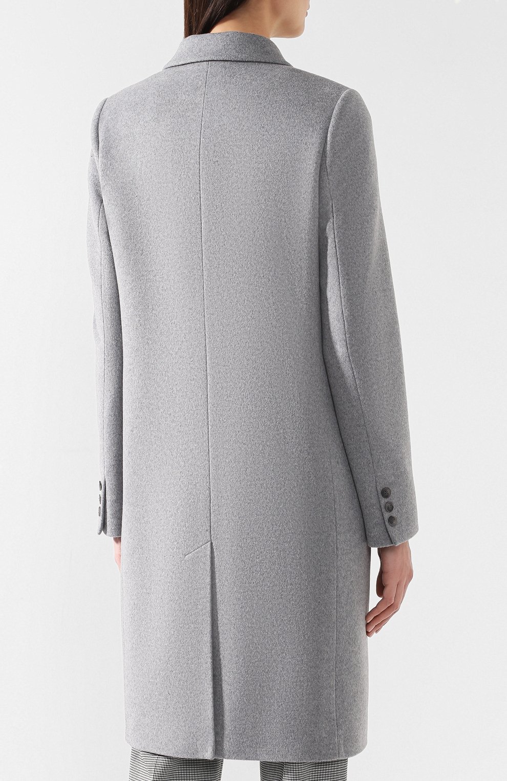 Пальто из смеси шерсти и кашемира SEVEN LAB, арт. C19-GC1grey, фото 4