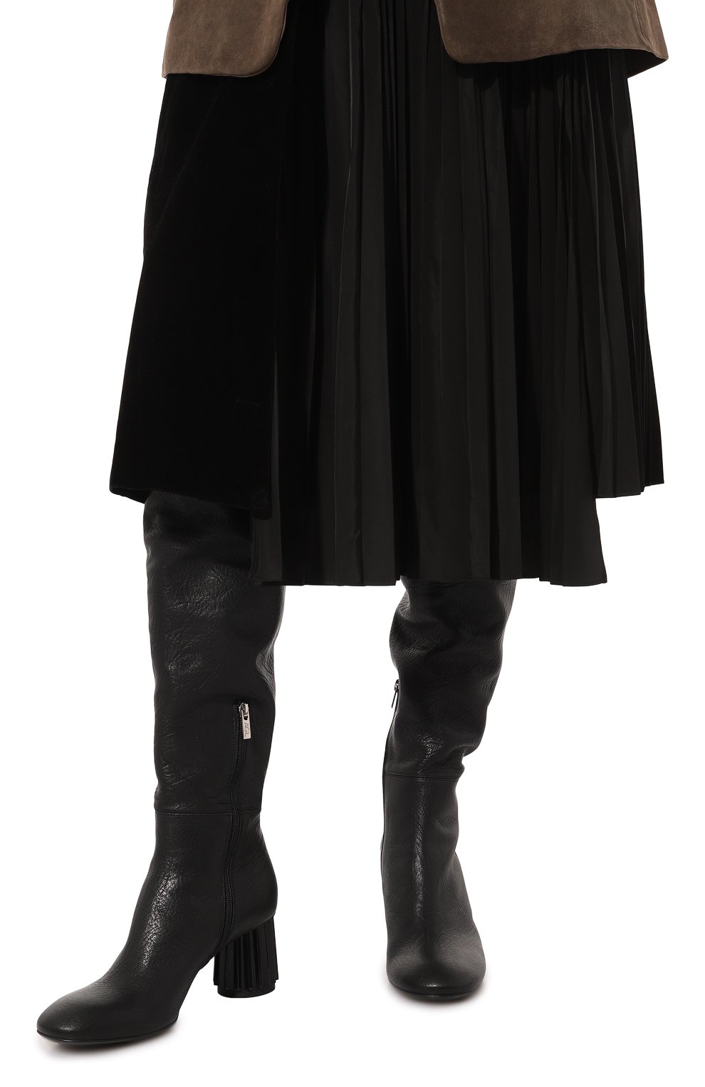 Кожаные ботфорты dorica AGL, арт. D271502PCKB1401013, фото 3