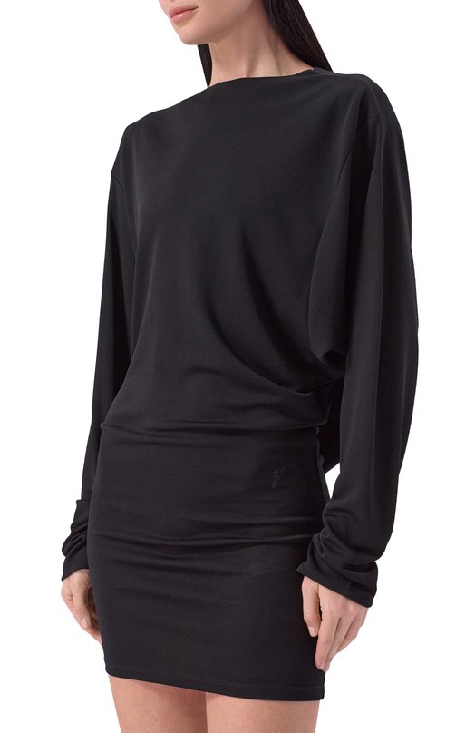 Платье из вискозы Jacquemus 26EDRW00823/AJ00253 Чёрный  26EDRW00823/AJ00253 Фото 3