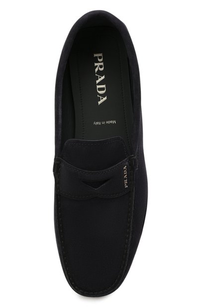 Замшевые мокасины PRADA, арт. 2DD158-103-F0216-U00I, фото 5