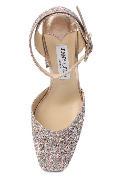 Комбинированные туфли jinn 85 JIMMY CHOO, арт. JINN 85/LND, фото 5