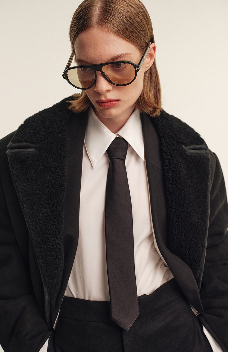 Женская хлопковая рубашка JIL SANDER белого цвета, арт. J04DL0003/J45001 | Фото 6 (Длина (для топов): Удлиненные; Рукава: Длинные; Материал внешний: Хлопок; Женское Кросс-КТ: Рубашка-одежда; Принт: Без принта; Материал сплава: Проставлено; Драгоценные камни: Проставлено; Стили: Классический)