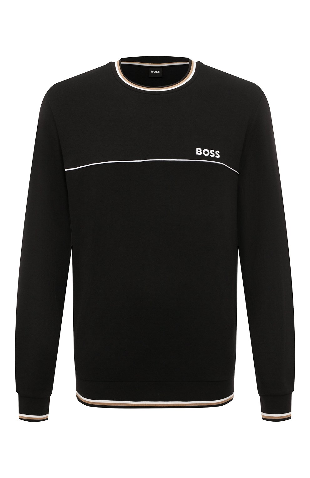 Свитшот BOSS черного цвета по цене 11880 руб., арт. 50480658, фото 1 Свитшот BOSS, арт. 50480658, фото 1