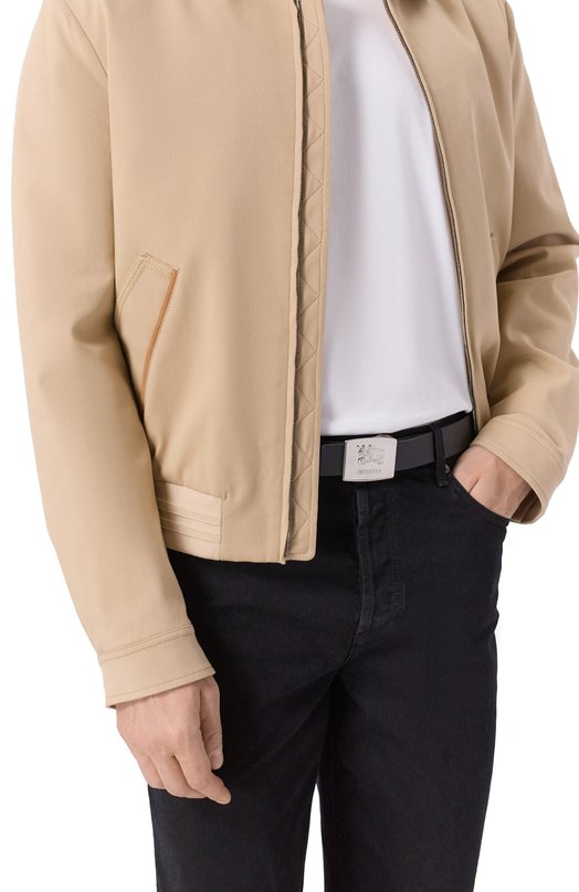 Двусторонний ремень Burberry 8112217 Чёрный  8112217 Фото 2