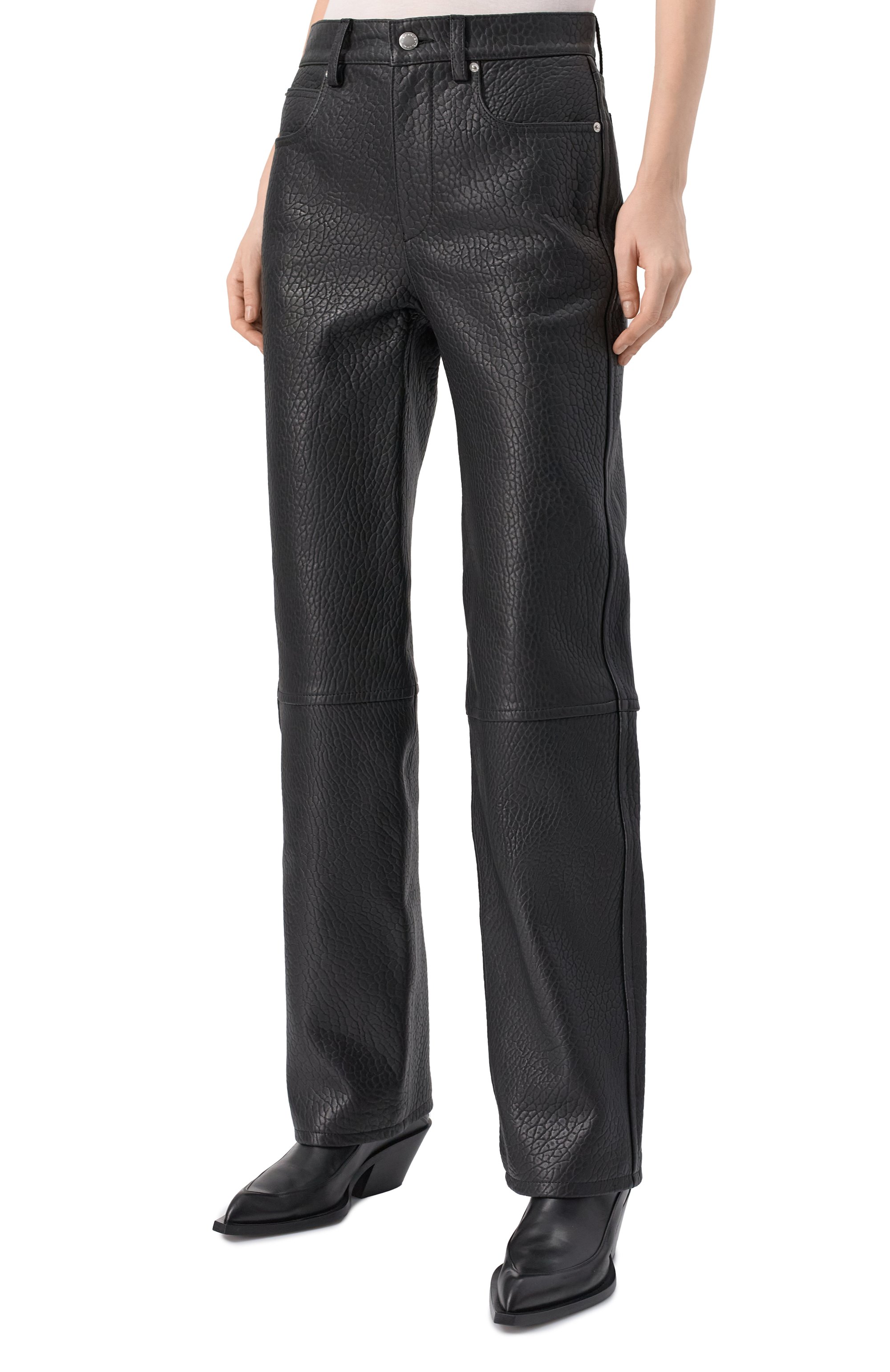 Кожаные брюки ALEXANDER WANG, арт. 1WC1254797, фото 3