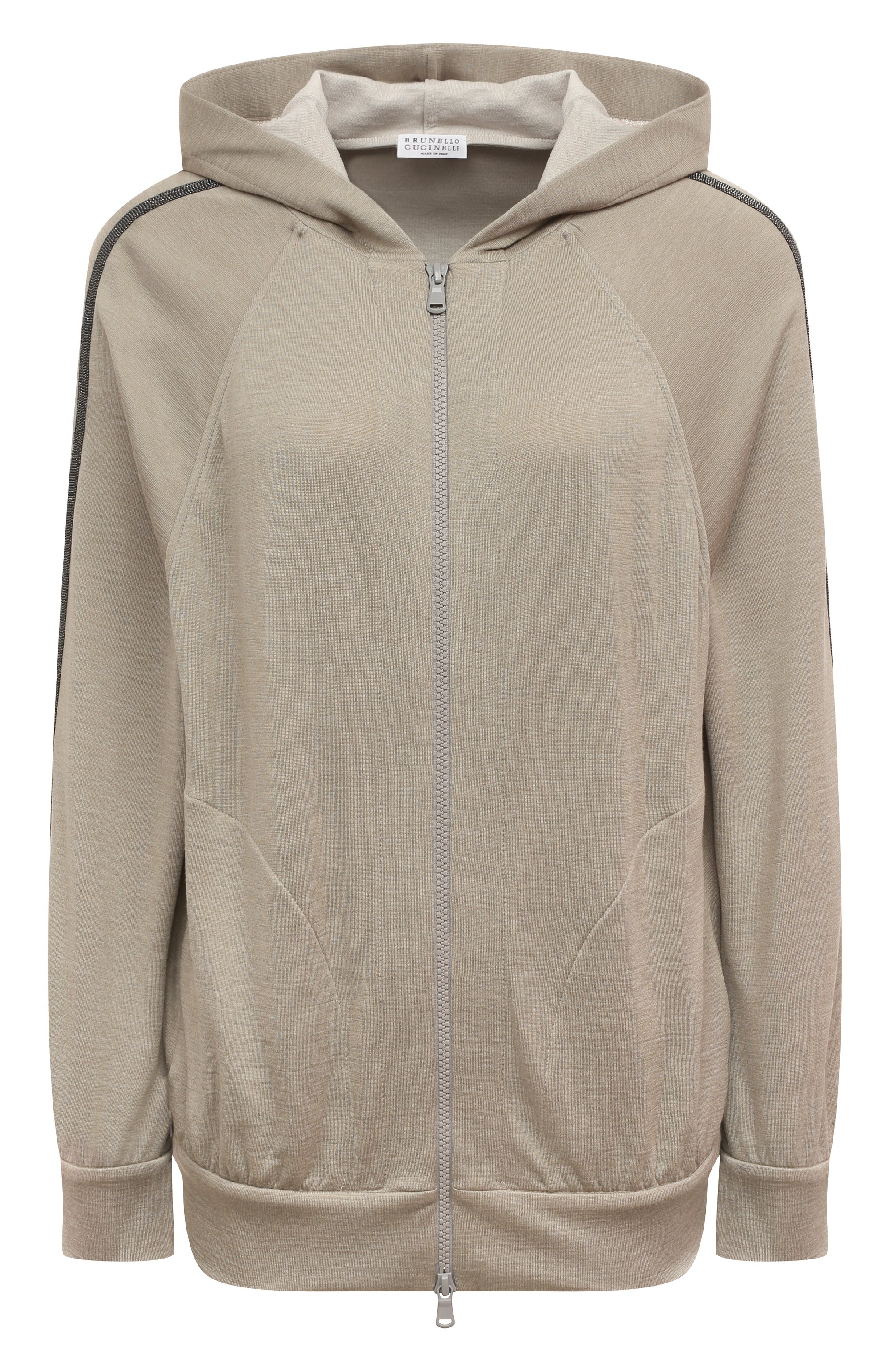 Толстовка из хлопка и шелка BRUNELLO CUCINELLI, арт. MD828B1342, фото 1