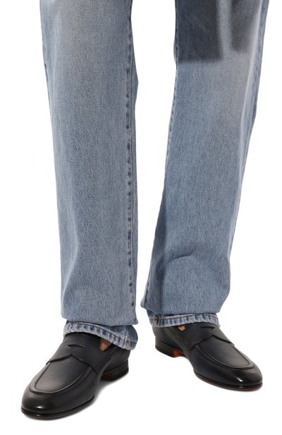 Кожаные пенни-лоферы carlos SANTONI, арт. MCNG18104LA3SSC9, фото 3