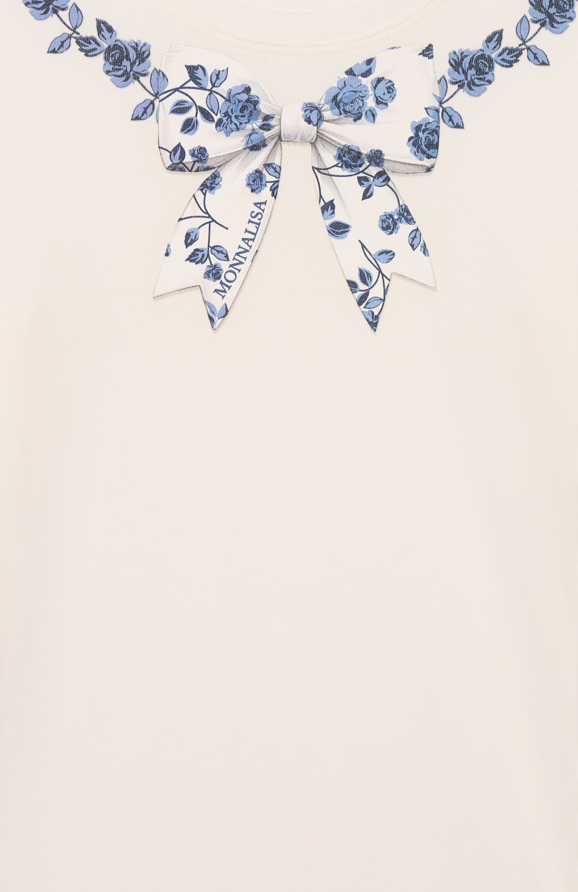 Хлопковый лонгслив MONNALISA, арт. 11F601NP, фото 3