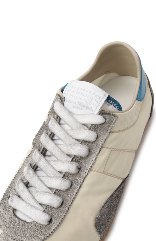 Комбинированные кроссовки Sprinters Maison Margiela S58WS0267/P8225 Кремовый  S58WS0267/P8225 Фото 7