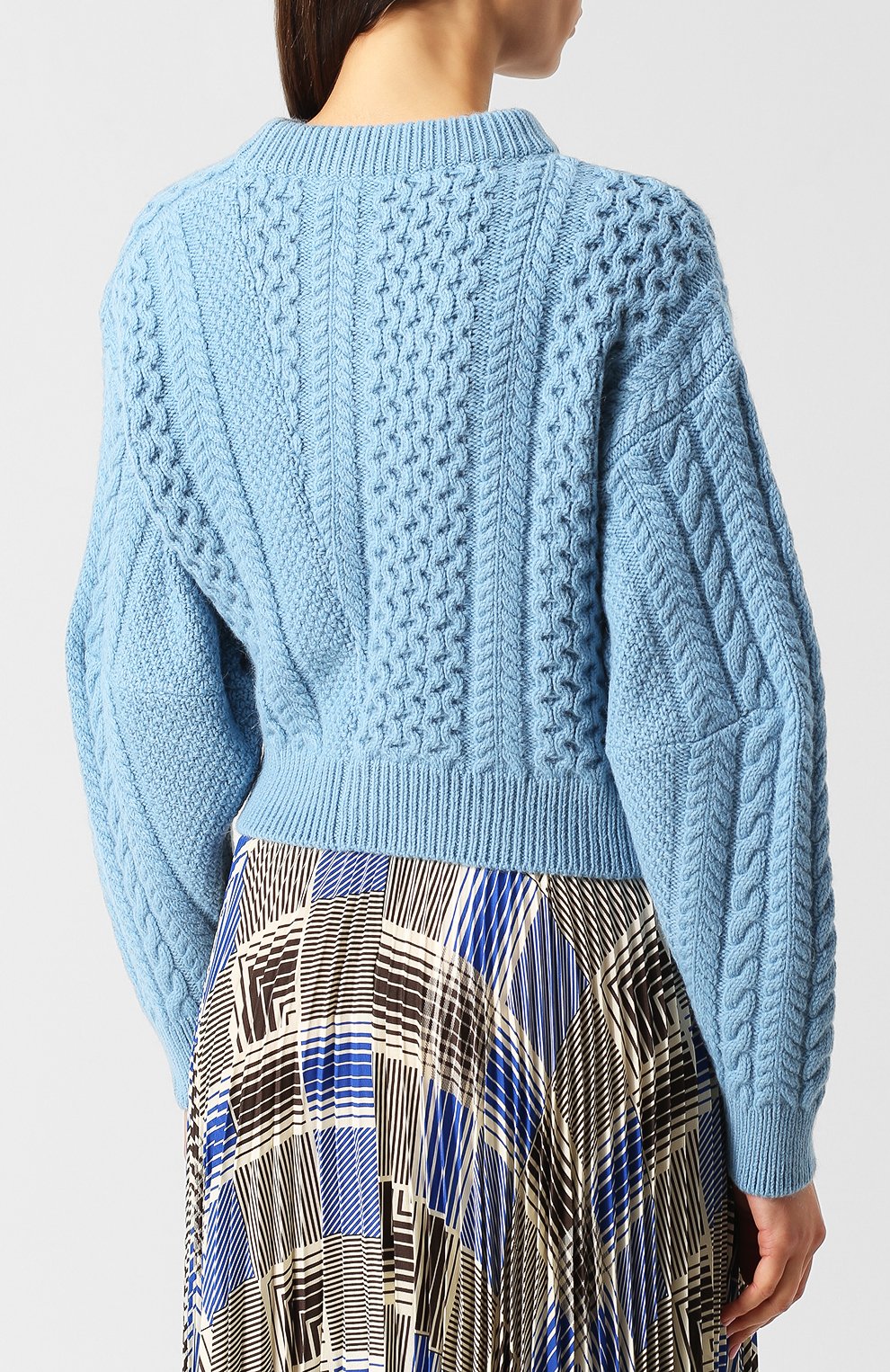 Шерстяной пуловер асимметричного кроя STELLA MCCARTNEY, арт. 540592/S1928, фото 4