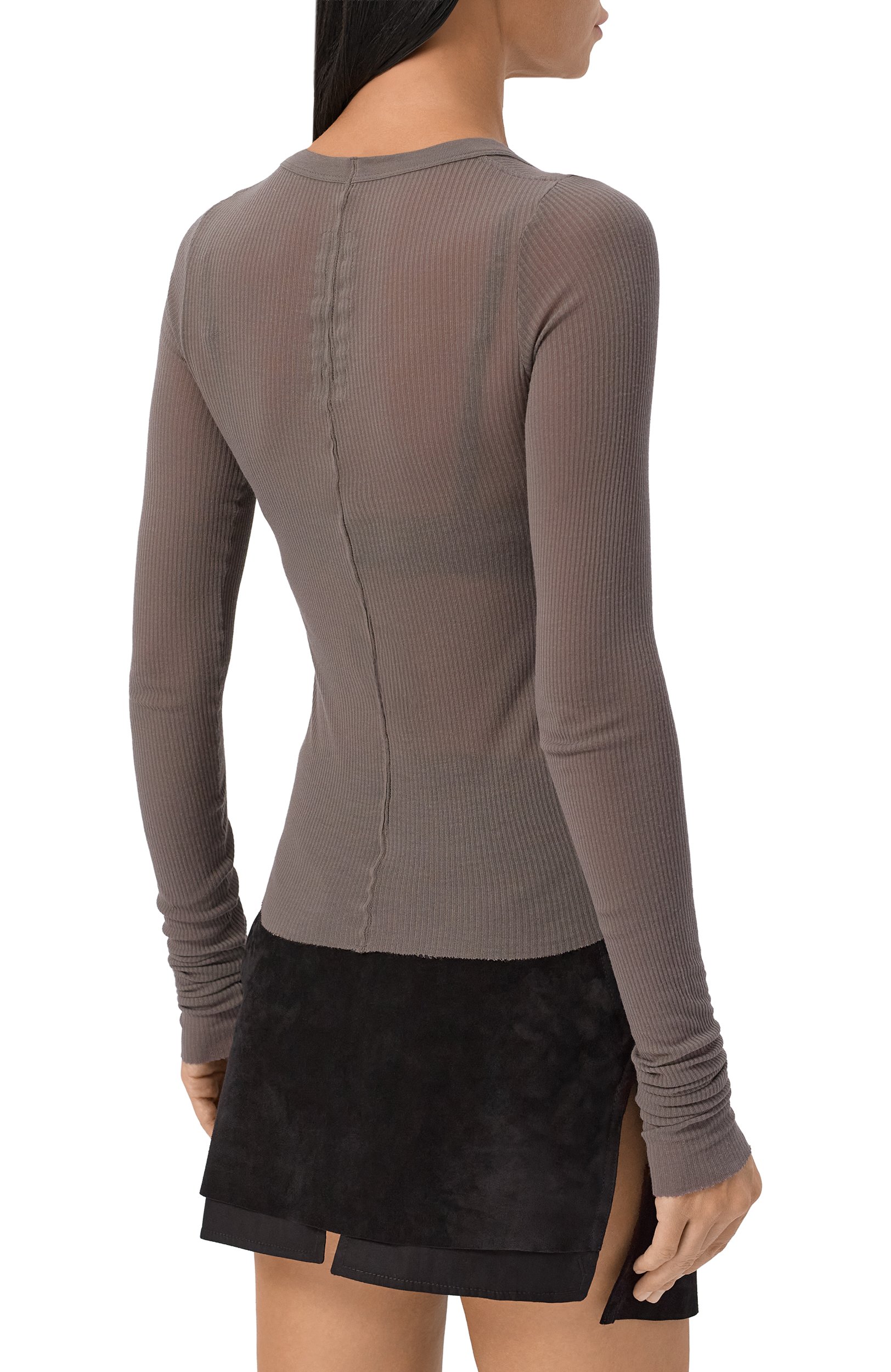 Пуловер из вискозы и шелка RICK OWENS, арт. RP02F5209/RC, фото 4
